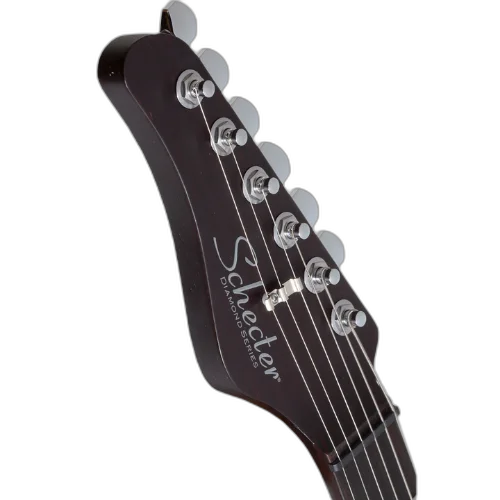 Guitarra Schecter Canhota Nick Johnston HSS 10th Anniversary com Corpo em Alder Braço Roasted Hard Rock Maple Bolt-on Perfil Vintage Escala em Ébano com 22 Jumbo Frets Captadores Schecter Diamond Single-Coil 1157