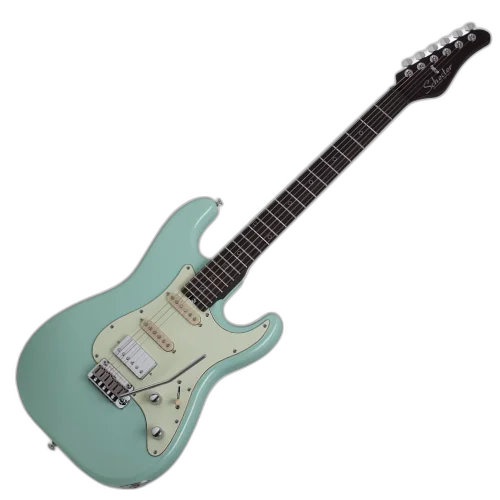 Guitarra Schecter Nick Johnston HSS 10th Anniversary com Corpo em Alder Braço Roasted Hard Rock Maple Bolt-on Perfil Vintage Escala em Ébano com 22 Jumbo Frets Captadores Schecter Diamond Single-Coil 1154