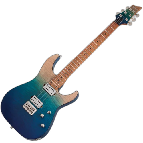 Guitarra Schecter C-1 Standard Plus Black Fade com Corpo em Basswood Braço Maple Bolt-on Perfil Thin Escala em Pau-Ferro com Captadores Schecter Diamond SuperRock HH Ponte TonePros Tune-O-Matic com String-Thru Body 3937