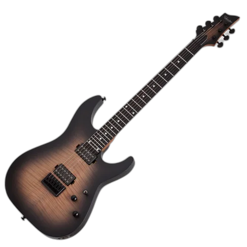Guitarra Schecter C-1 Standard Plus Emerald Blue Burst com Corpo em Basswood Braço Maple Bolt-on Perfil Thin Escala em Pau-Ferro com Captadores Schecter Diamond SuperRock HH Ponte TonePros Tune-O-Matic 3938