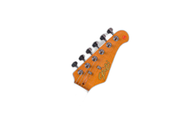 Ponte Tremolo e Headstock Vintage Budokan