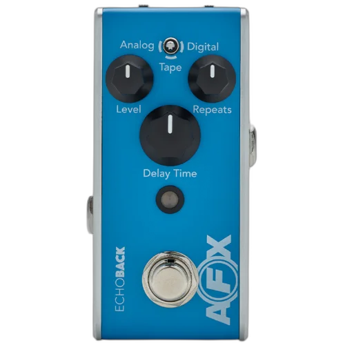 Pedal Fishman AFX EchoBack Acoustic Mini Delay PRO-AFX-DL2 com 3 Tipos de Delay Analog Digital Tape e Tap Tempo