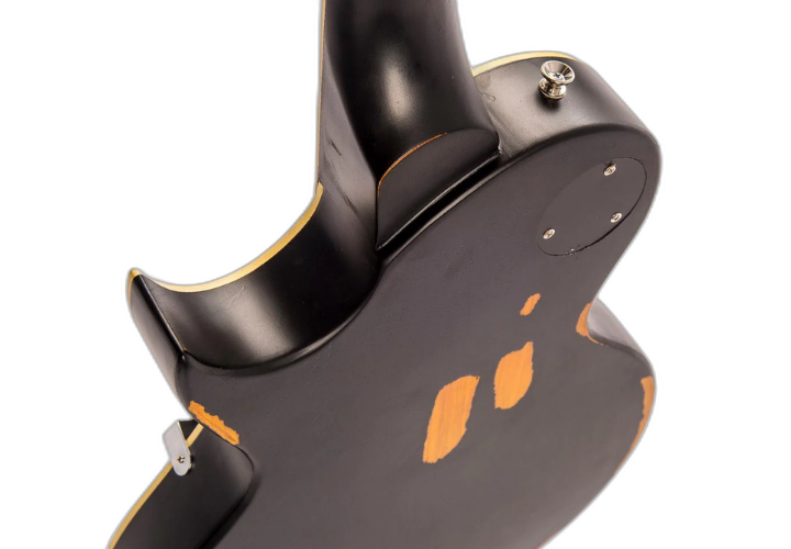 Topo Maple Distressed Black Over Sunburst