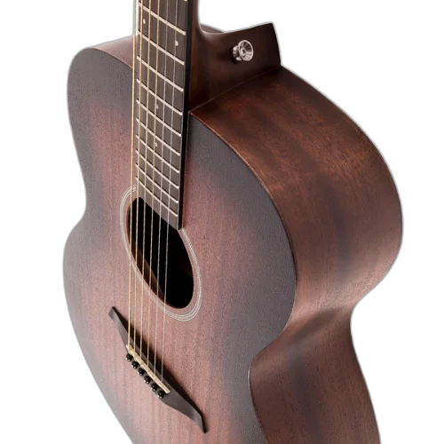 Violão Vintage V660WK Statesboro Orchestra Whisky Sour Acústico com Corpo Mogno Orchestra Tampo Mogno Braço Mogno Escala Techwood 20 Trastes Ponte Techwood