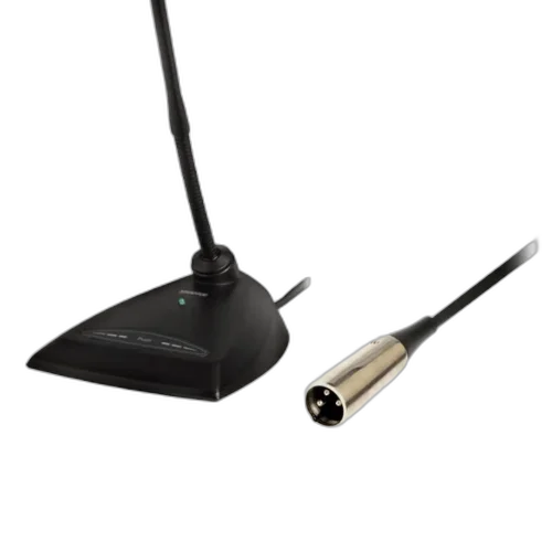 Microfone Shure MX418D/C Gooseneck Microflex 18" Cardioide com Base de Mesa Desktop Pré-amplificador Embudo Flange de Travamento Shock Mount A400SM e Windscreen de Espuma