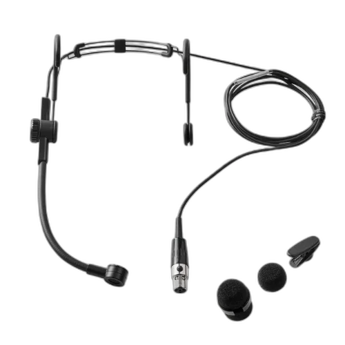 Microfone Shure SM39-TQG Headset Cardioide Condensador para Performance com Gooseneck TA4F TQG Presilha e Windscreens Anti-Suor