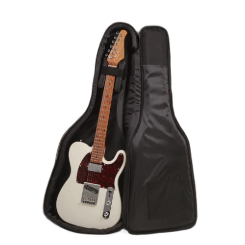 Guitarra Benson Hardy HD 905 OWT TT Olympic White TT com Corpo Alder Braço Roasted Maple Parafusado Escala Roasted Maple 22 Trastes Captadores Wilkinson Humbucker e Bag