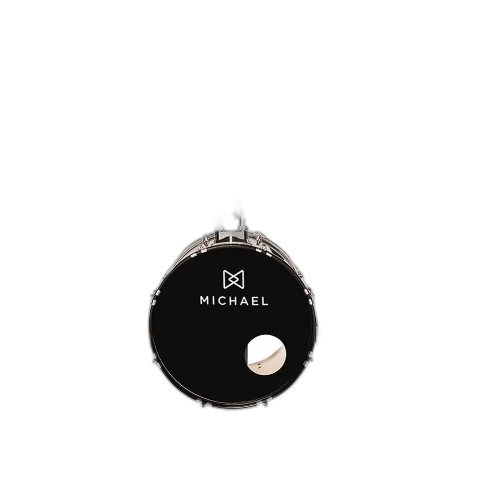 Bateria Acústica Michael Trinity Bumbo 20 Dmt220 Bk Preto