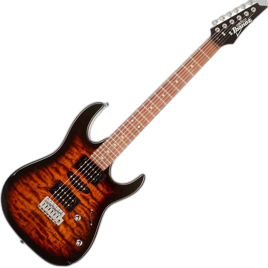 Kit Guitarra Ibanez Gio GRX-70 QA HSH Sunburst Gx01