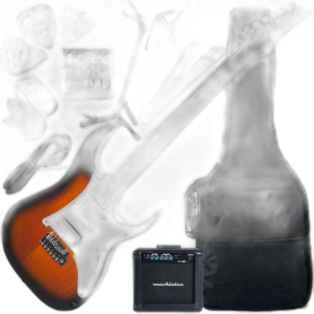 Kit Guitarra Gio Ibanez GRG-140 HSS Sunburst SB Gx03