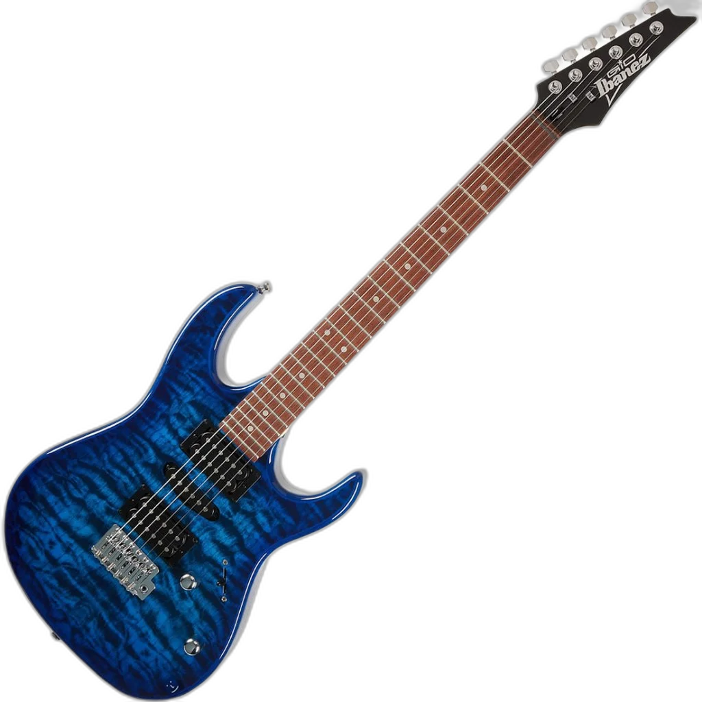 Kit Guitarra Ibanez Grx70 Qa Hsh Blue Burst Tbb Gx04