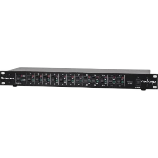 Setorizador de Áudio Hayonik Ambience Line SH-1012 Preto