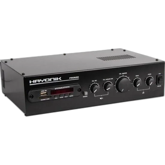 Amplificador Hayonik PRO620 100W RMS Com Gongo