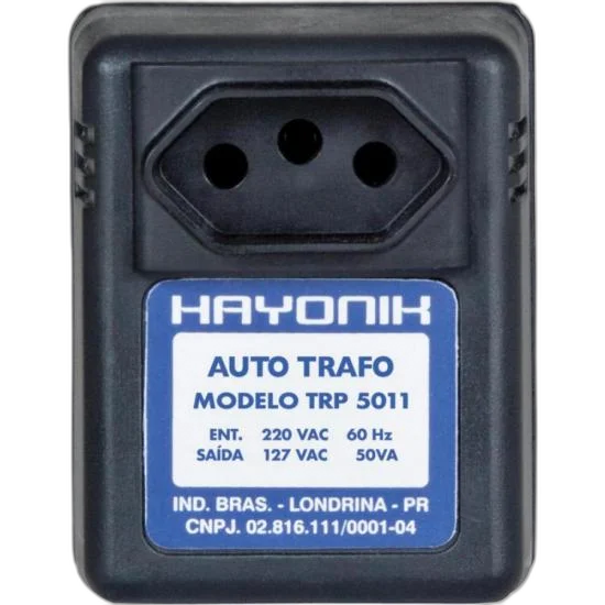 Auto Transformador Parede Hayonik TRP 5011 220/127VAC 50VA