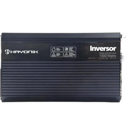 Inversor Automotivo HAYONIK MSW Onda Modificada 1000W 12V/220V