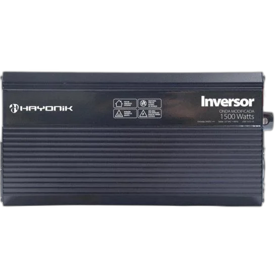 Inversor Automotivo HAYONIK MSW2115 Onda Modificada 1500W 24V/127V
