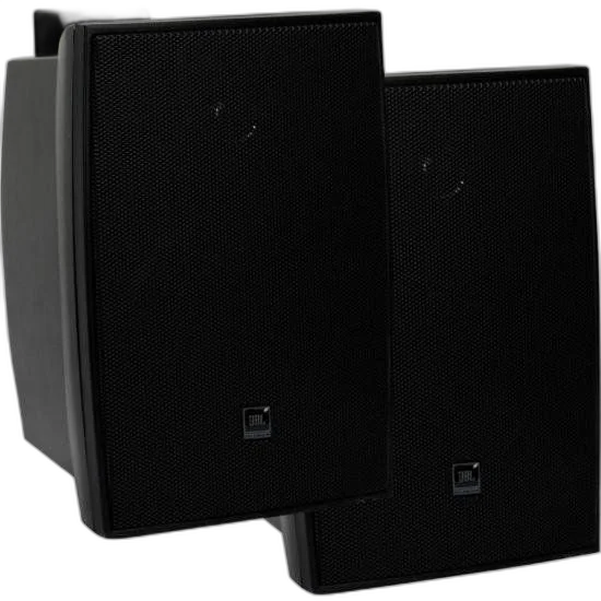 Conjunto de Caixas de Som Ambiente JBL C521P 40W - Acabamento Preto (2 Peças)