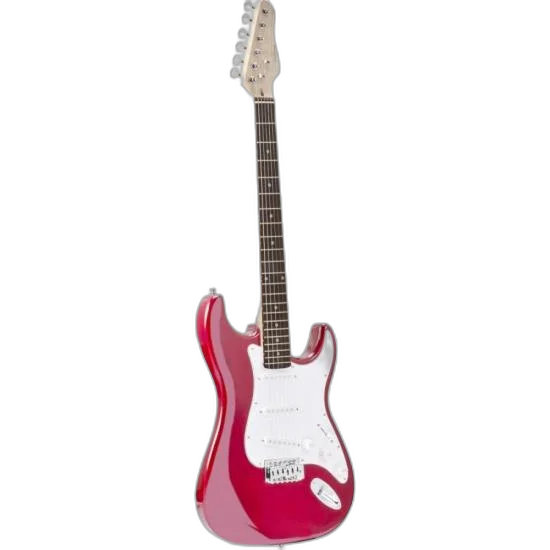 Guitarra Giannini G100 Vermelha Com Escudo Branco