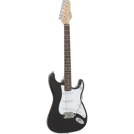 Guitarra Giannini G100 Preta Com Escudo Branco