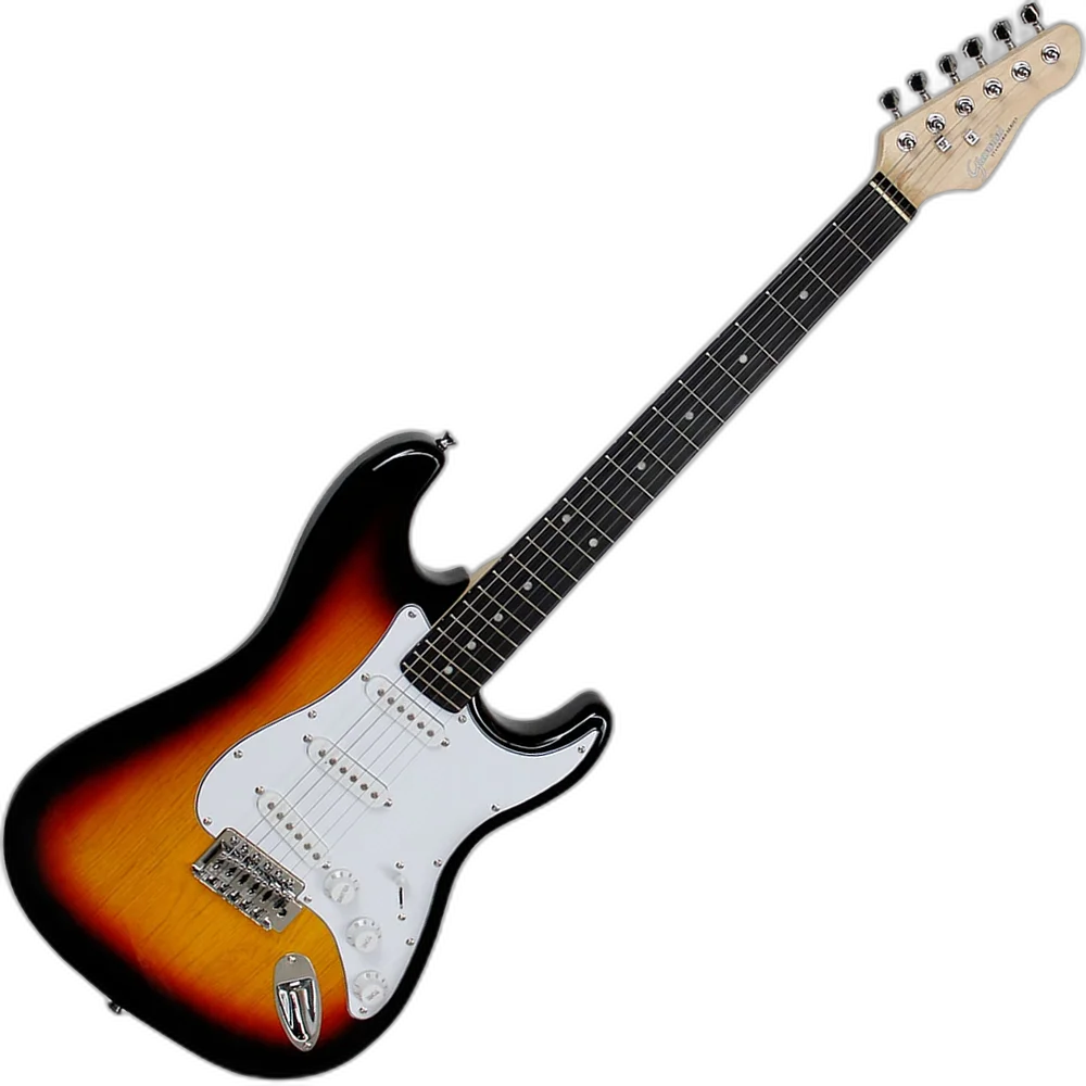 Guitarra Giannini G100 3 TS Sunburst Com Escudo Branco