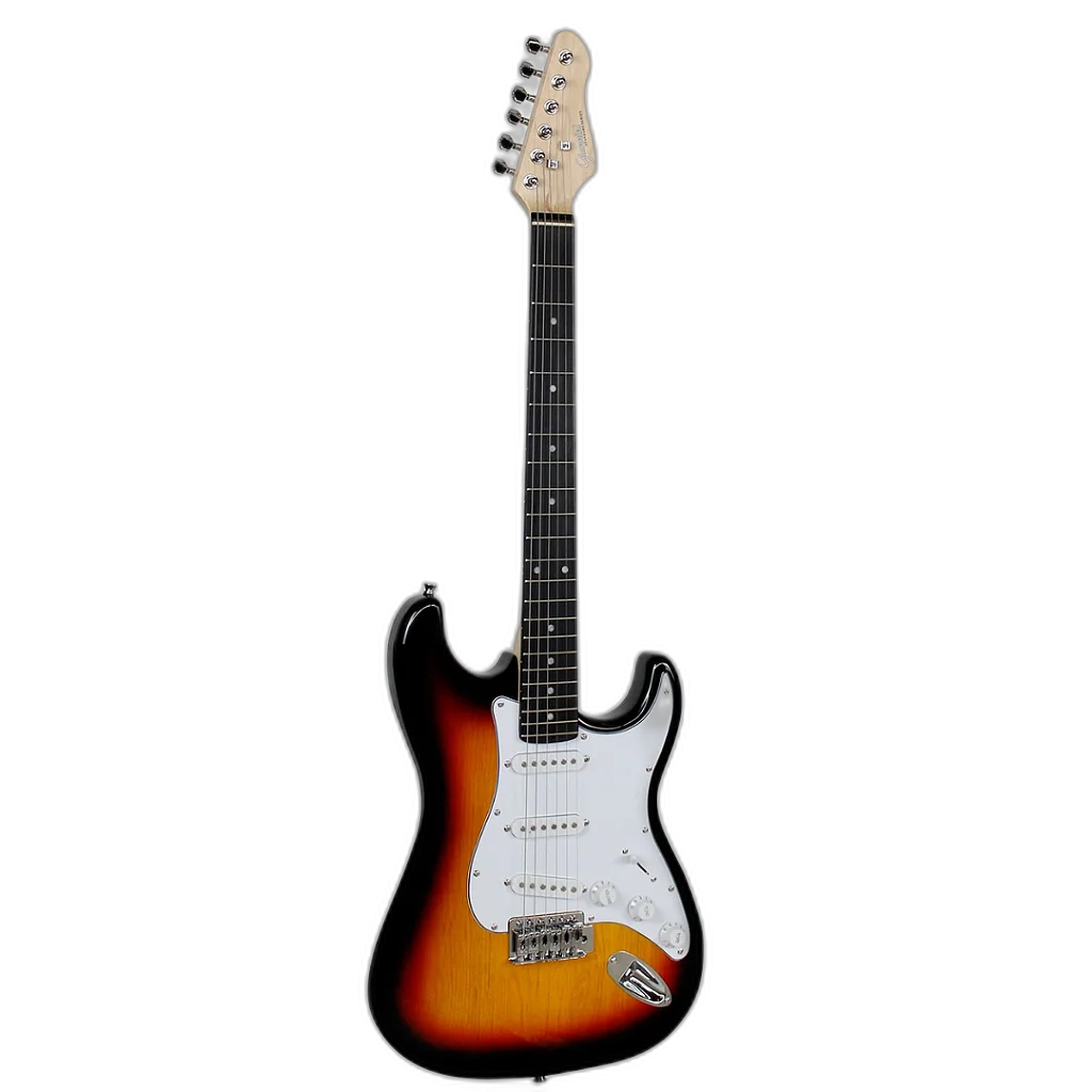 Guitarra Giannini G100 3 TS Sunburst Com Escudo Branco