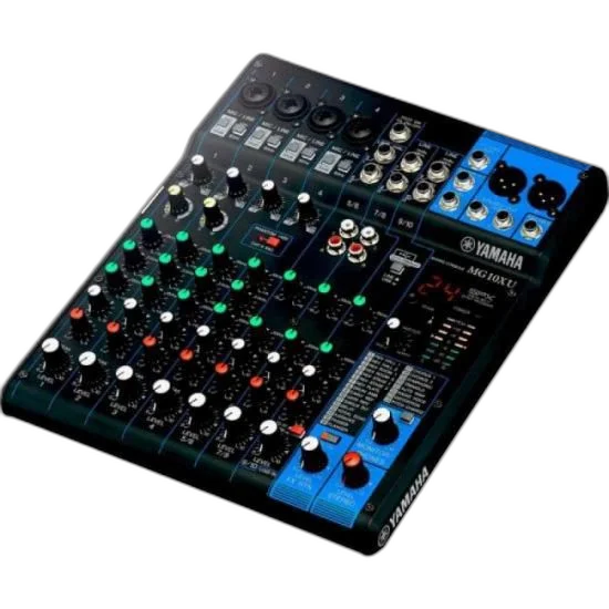 Mesa de Som Analógica Yamaha MG10XU 10 Canais 110V Preta
