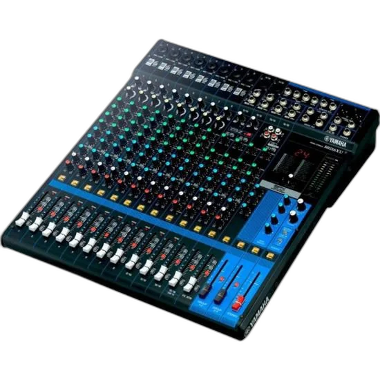 Mesa de Som Yamaha MG16XU Analógica 16 Canais Bivolt Preta