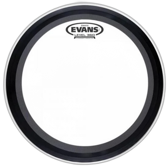 Pele Bumbo 18" BD18EMAD2 CLEAR EVANS
