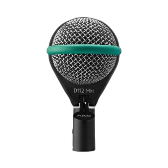 Microfone Dinâmico AKG D112 MKII Preto - Som Profissional e Alta Performance