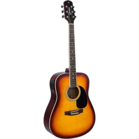 Violão Giannini GD1 EQ Eletroacústico Dreadnought Tobacco Sunburst