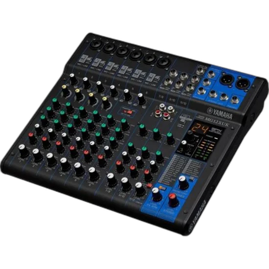 Mesa de Som Yamaha MG12XUK 12 Canais 110V Preta