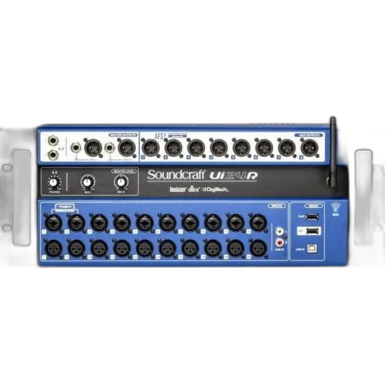 Mesa de Som Digital Soundcraft UI24R Preta