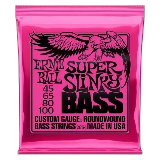 Encordoamento Para Contrabaixo Niquel .045 Super Slinky Ernie Ball
