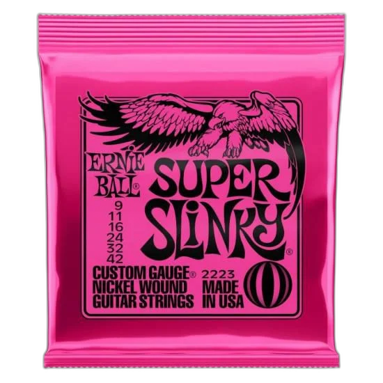 Encordoamento Para Guitarra 0.09 Niquel Super Slinky 2223 Ernie Ball