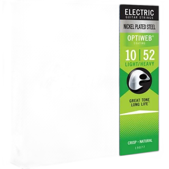Encordoamento Para Guitarra .010 Light Heavy Optiweb 19077 Elixir