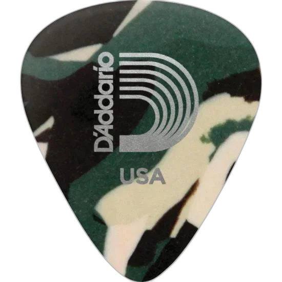Palheta D Addario Celuloide Pesada Camuflada (c/10) - PCT / 10