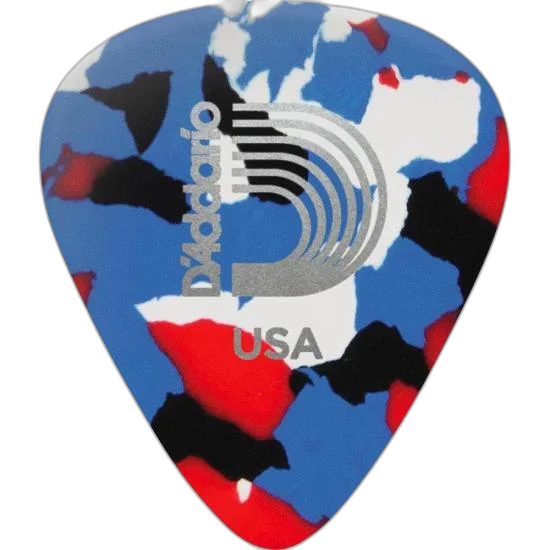 Palheta D Addario Celuloide Pesada Multicolor (c/10) - PCT / 10
