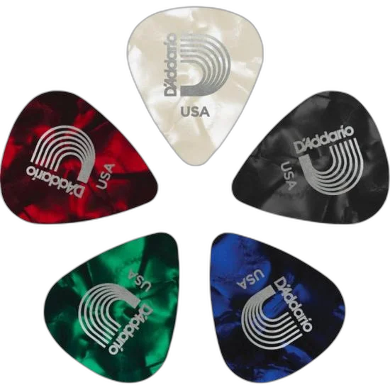 Palheta D Addario Celuloide Média Sortidas (c/10) - PCT / 10