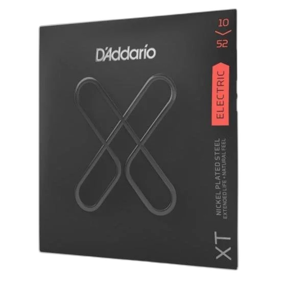 Encordoamento Guitarra Revestido Hibrido .010-.052 XT Nickel XTE1052 D Addario