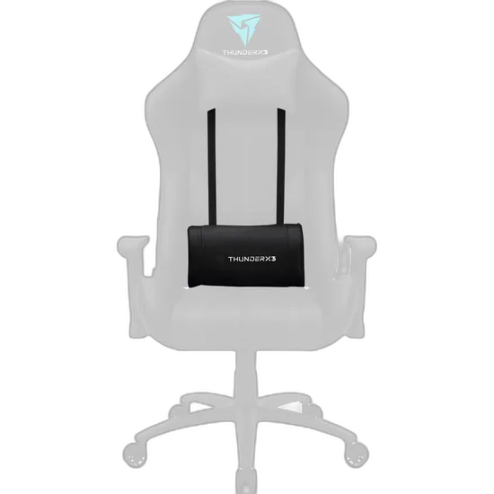 Almofada Lombar BC3 Preto ThunderX3 - Conforto e Suporte Ergonômico para sua Coluna