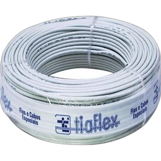 Fio Manga 4 x 26 AWG Sem Blindagem Bege Tiaflex - RL / 100