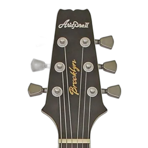 Guitarra Aria Pro II 718-MK2 Brooklyn Open Pore Black — Loja