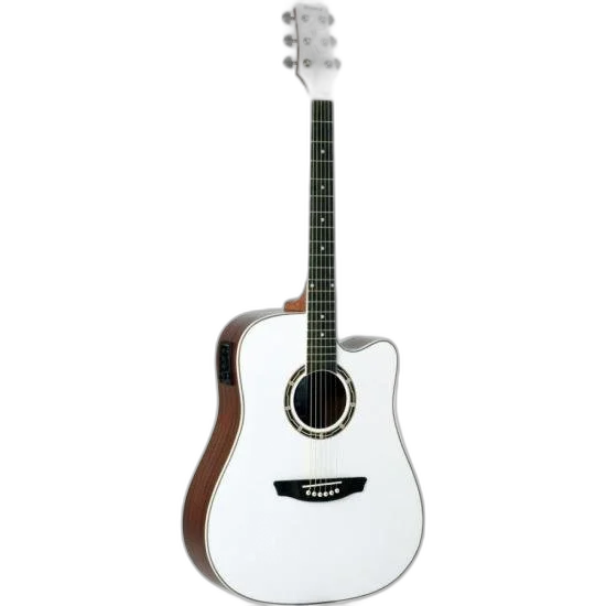 Violão Strinberg CD40 Aço Eletroacústico White Sparkle