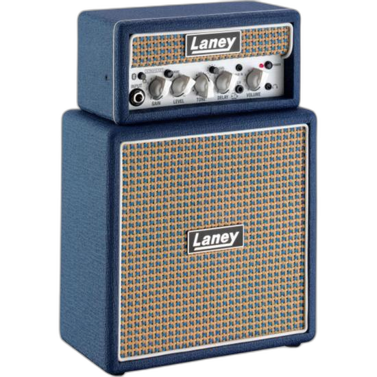 Mini Amplificador Para Guitarra Laney Ministack-B-Lion Azul