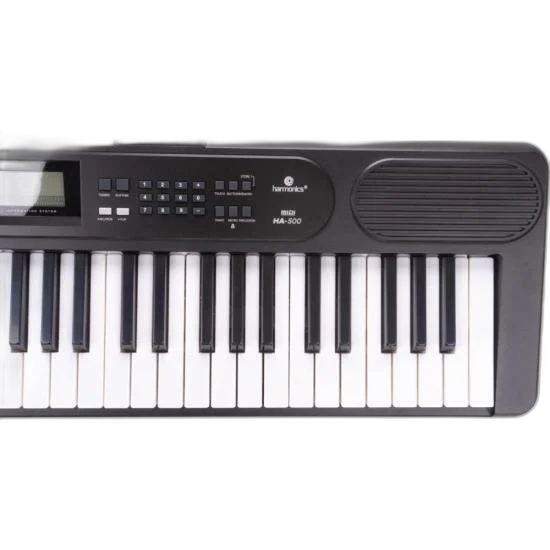 Teclado Harmonics HA-500 Musical 61 Teclas Sensíveis 500 Timbres e Ritmos para Músicos em Evolução