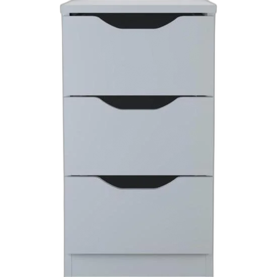 Gaveteiro Com 3 Gavetas Multivisão Branco