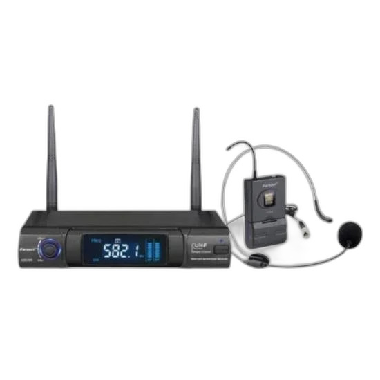 Microfone Sem Fio Karsect KS248SH Headset Profissional - Som Limpo e Confiável