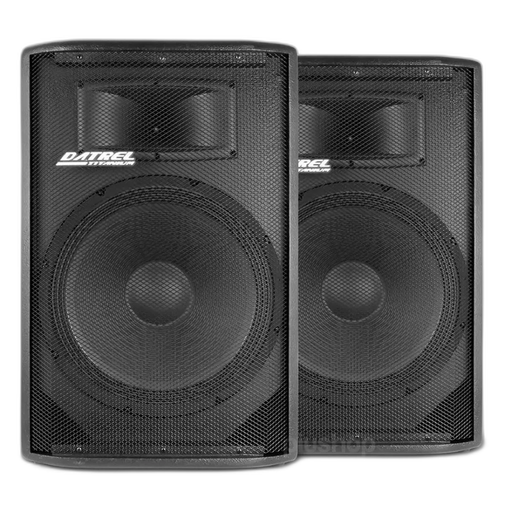 Kit Caixa De Som Ativa Usb + Passiva 600w Datrel At15-300