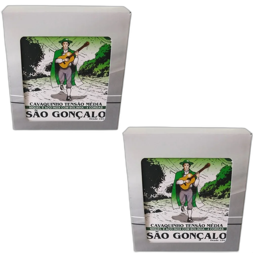 Encordoamento Cordas P/ Cavaco São Gonçalo Caixa C/ 12 Jogos