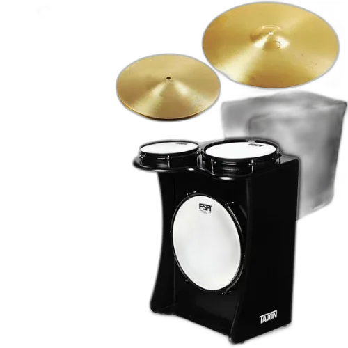 Kit Tajon Fsa Standard Taj11 Preto Bumbo 14 Tom 10 Caixa 8